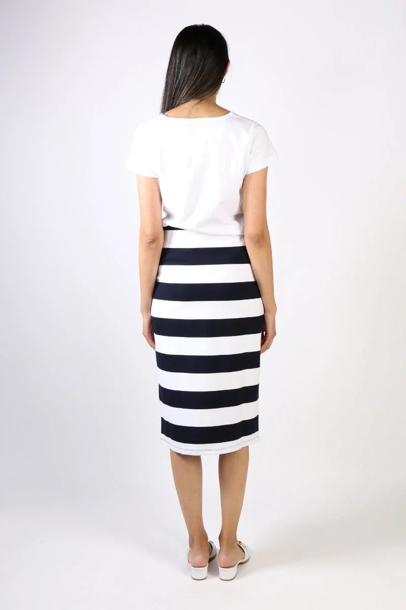 Yarra Trail Tune Skirt In Stripe 4 Yarra Trail Tune Skirt In Stripe - Image 2