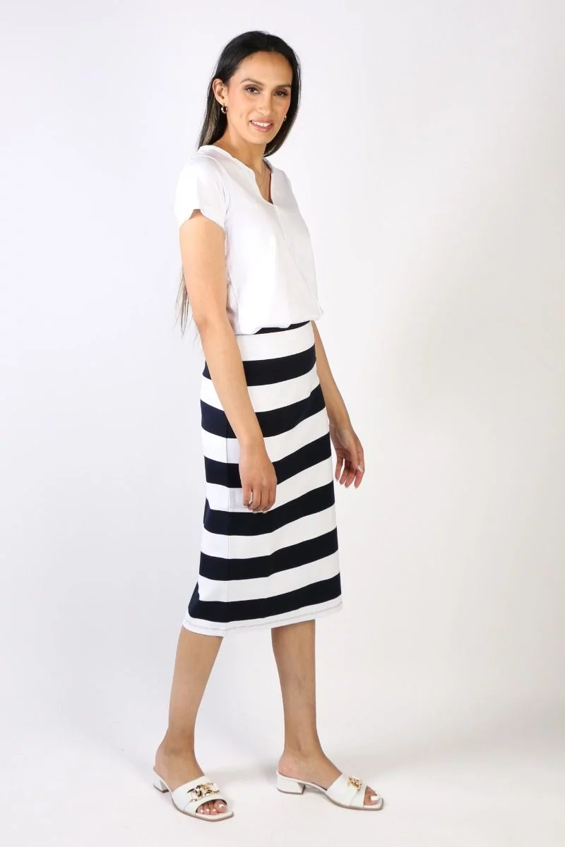 Yarra Trail Tune Skirt In Stripe 3 Yarra Trail Tune Skirt In Stripe