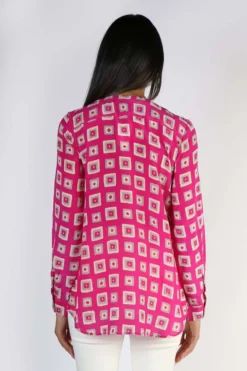 Anupamaa Agni Check Shirt In Pink -MOS Clothing Shop img 5262 1