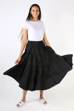 Bagruu Diwali Skirt In Black