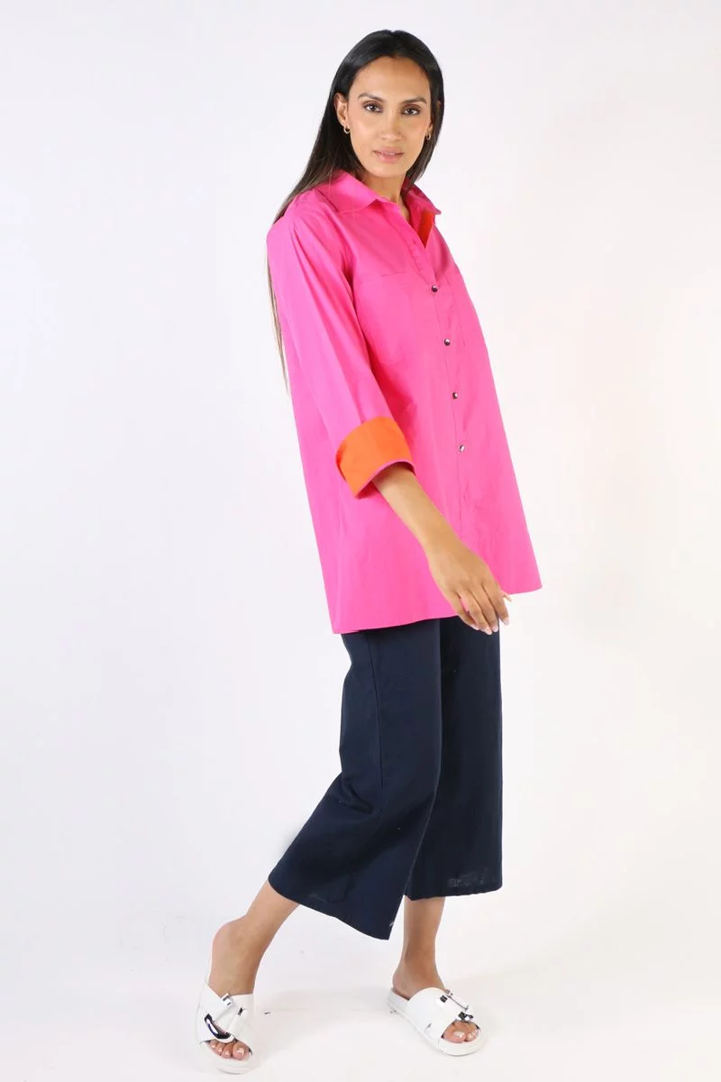 Bagruu Harvey Shirt In Hot Pink 8 Bagruu Harvey Shirt In Hot Pink - Image 6