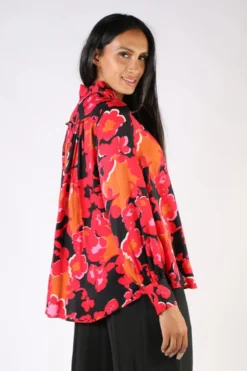 Masai Ingrida Floral Shirt In Print -MOS Clothing Shop img 8187