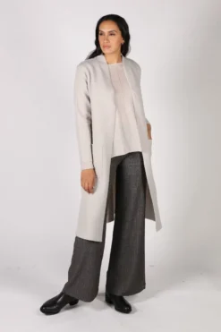 Wool Coat In Pumice By Jump