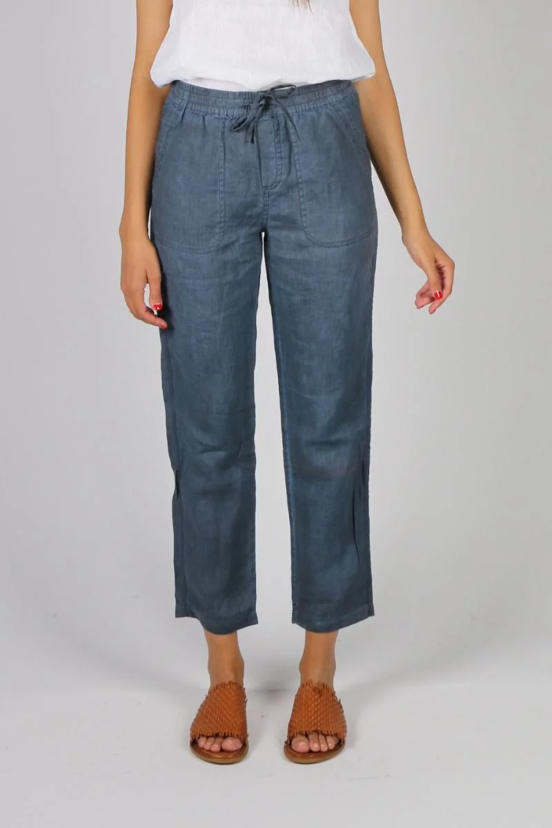 Drawstring Crop Linen Pant By Jump In Ink 5 Drawstring Crop Linen Pant By Jump In Ink - Image 3