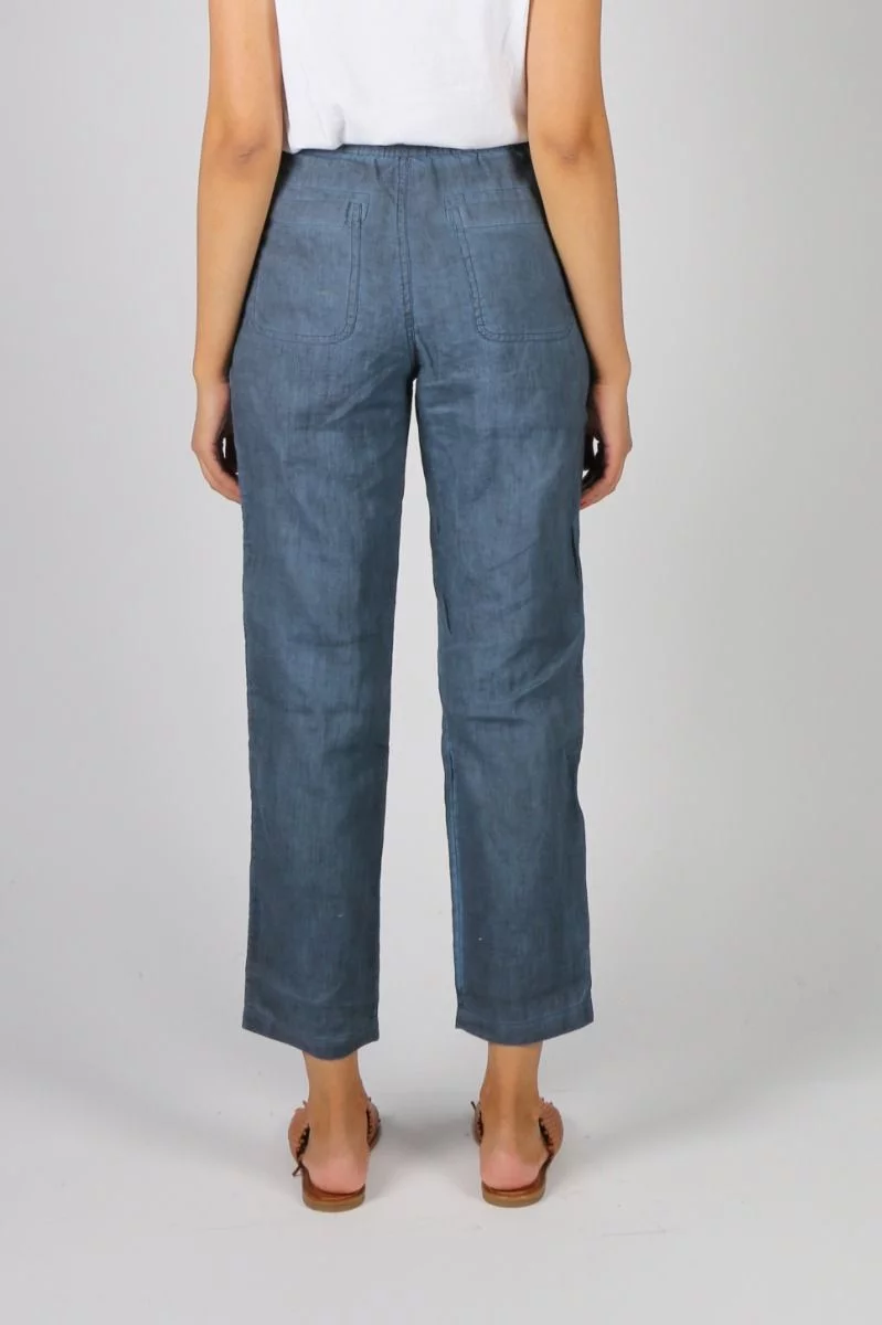 Drawstring Crop Linen Pant By Jump In Ink 4 Drawstring Crop Linen Pant By Jump In Ink - Image 2