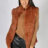 Loobies Story Gigi Vest In Ginger -MOS Clothing Shop loobies story gigi vest ginger 1