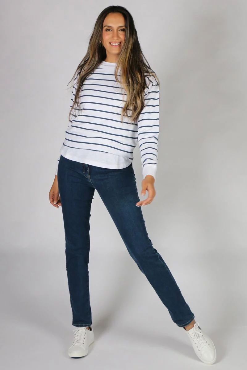 Robb & Lulu New Jersey Tee In Stripe 7 Robb & Lulu New Jersey Tee In Stripe - Image 5