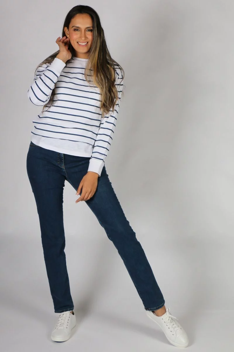 Robb & Lulu New Jersey Tee In Stripe 6 Robb & Lulu New Jersey Tee In Stripe - Image 4