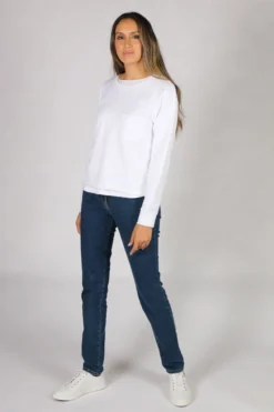 Robb & Lulu New Jersey Tee In White 9 Robb & Lulu New Jersey Tee In White -MOS Clothing Shop lulu oc3010 top white 1