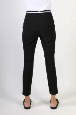 Marco Polo Bengaline 7/8 Pant In Black