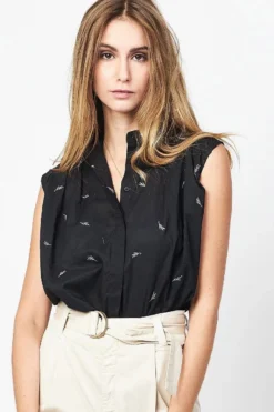 Maison Hotel Cara Shirt In Black