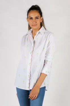 Mandalay Palm Tree Shirt In White 8 Mandalay Palm Tree Shirt In White -MOS Clothing Shop mandalay ss21020 shirt white 20
