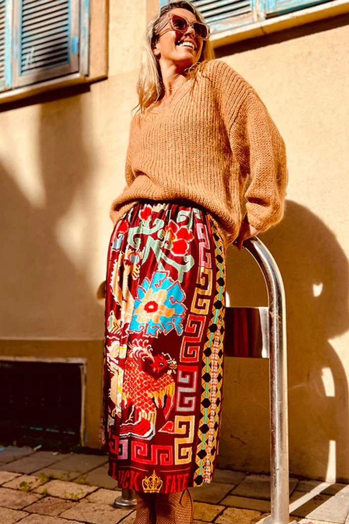 Me369 Rosalee Skirt In Dragon 3 Me369 Rosalee Skirt In Dragon