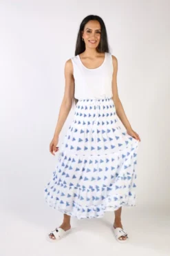 MOS Clothing Shop -MOS Clothing Shop namastai p34 p skirt blue 35