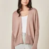 Uimi Nancy Cardi In Suede -MOS Clothing Shop nancy cardigan suede front 91838