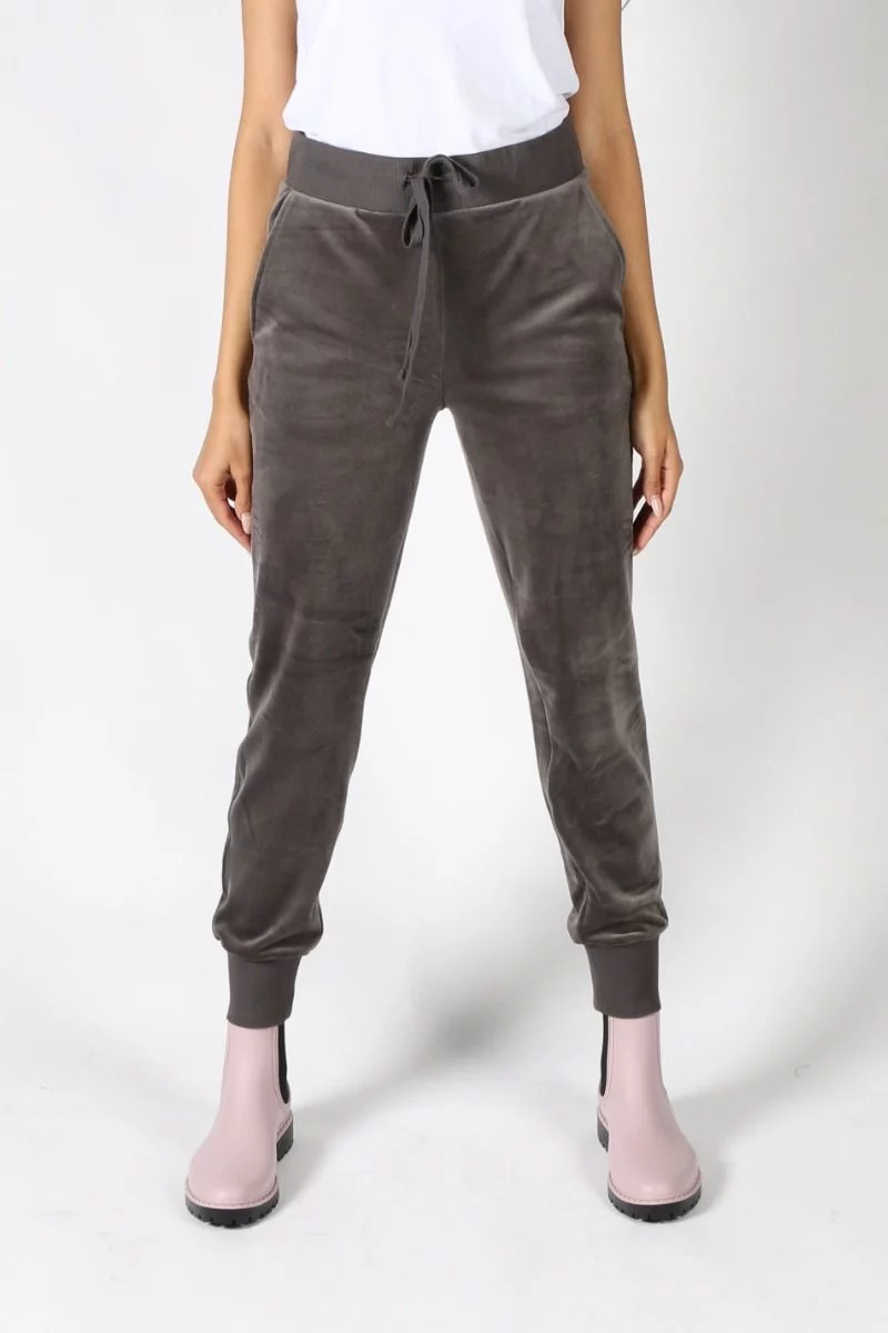 NYDJ Velour Jogger In Dove 5 NYDJ Velour Jogger In Dove - Image 3