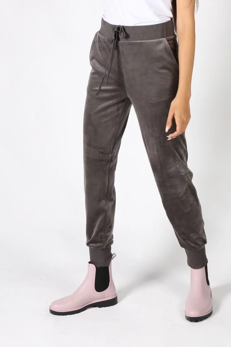 NYDJ Velour Jogger In Dove 6 NYDJ Velour Jogger In Dove - Image 4