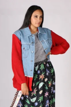 Sleeve It Be Jacket In Red By Curate