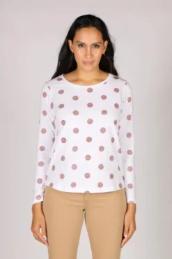 Goondiwindi Cotton Spot Tee In Pink