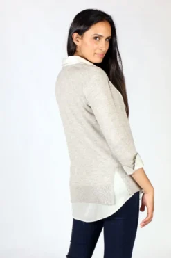 Nice Things Beige Cardi
