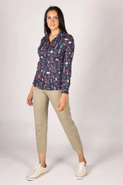 Nice Things Horoscope Shirt In Navy