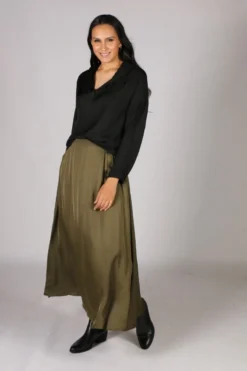 Pako Litto Maxi Skirt In Khaki