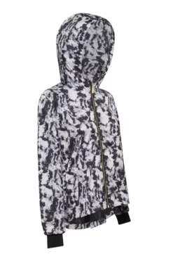 Paqme Crop Raincoat In Tie Dye 9 Paqme Crop Raincoat In Tie Dye -MOS Clothing Shop readsonline paqme paq224 raincoat tie dye 4