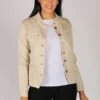 Threadz Military Jacket In Natural -MOS Clothing Shop readsonline threadz 38706 jacket natural 1