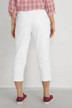 Seasalt Albert Quay Crop Pant In Salt