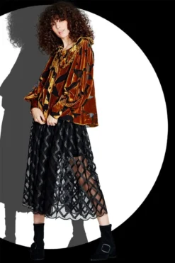 Free Falling Skirt In Black By Trelise Cooper