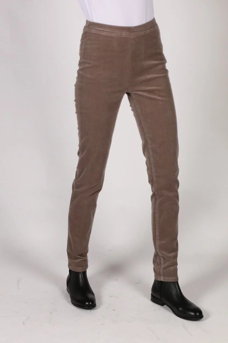 Vassalli Wide Leg Corduroy Pant In Taupe 4 Vassalli Wide Leg Corduroy Pant In Taupe - Image 2