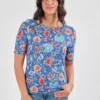 Vassalli Fiesta Print Tee 2 Vassalli Fiesta Print Tee -MOS Clothing Shop vassalli 4329 tshirt print 1