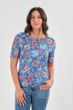 Vassalli Fiesta Print Tee