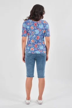 Vassalli Fiesta Print Tee 7 Vassalli Fiesta Print Tee -MOS Clothing Shop vassalli 4329 tshirt print 3